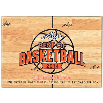 2013/14 Leaf Best Of Basketball Hobby Box