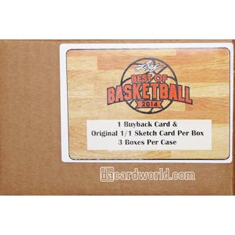 2013/14 Leaf Best Of Basketball Hobby 3-Box Case
