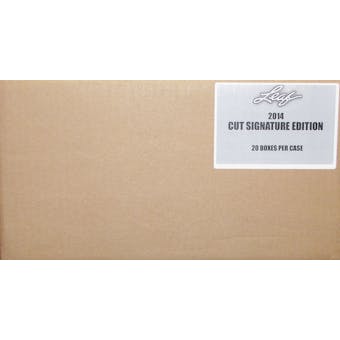 2014 Leaf Cut Signature Edition 20-Box Case