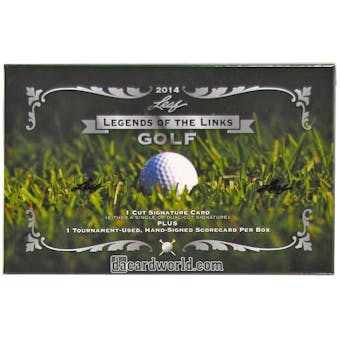 2014 Leaf Legends of the Links Golf Hobby Box