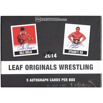 2014 Leaf Originals Wrestling Hobby Box