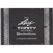 2014 Leaf Trinity Football Hobby Box