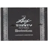 2014 Leaf Trinity Football Hobby Box