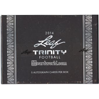 2014 Leaf Trinity Football Hobby Box