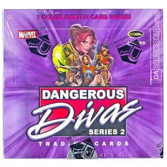 Marvel Dangerous Divas Series 2 Trading Cards Box (Rittenhouse 2014)
