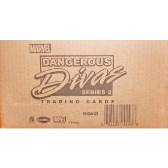 Marvel Dangerous Divas Series 2 Trading Cards 12-Box Case (Rittenhouse 2014)