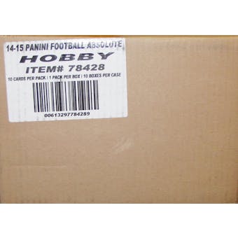 2014 Panini Absolute Football Hobby 10-Box Case