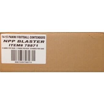 2014 Panini Contenders Football 5-Pack 20-Box Case