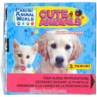 Cute Animals Sticker Pack Box (Panini 2012)