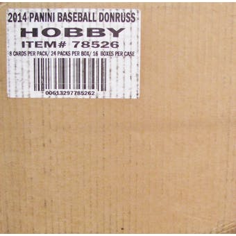2014 Panini Donruss Baseball 16-Box Case - DACW Live 28 Spot Random Team Break