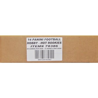 2014 Panini Hot Rookies Football Hobby 12-Box Case