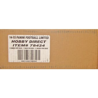 2014 Panini Limited Football Hobby 15-Box Case - DACW Live 30 Team Random Case Break #1