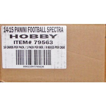 2014 Panini Spectra Football Hobby 8-Box Case