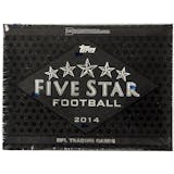 2014 Topps Five Star Football Hobby Box