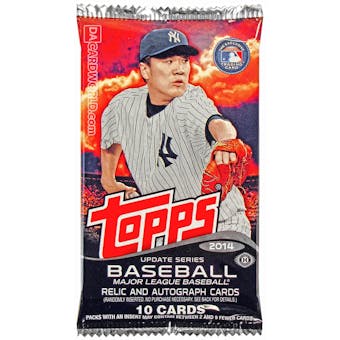 2014 Topps Update Baseball Hobby Pack