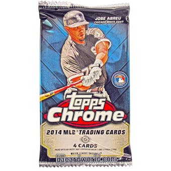 2014 Topps Chrome Baseball Hobby Pack