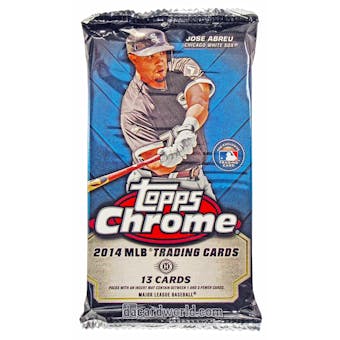 2014 Topps Chrome Baseball Jumbo Pack