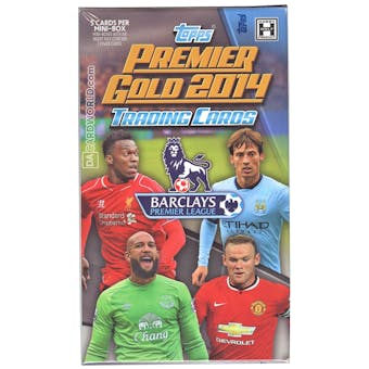 2014 Topps English Premier League Gold Soccer Hobby Mini-Box