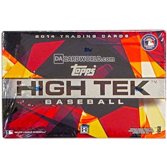 2014 Topps High Tek Baseball Hobby Box (Reed Buy)