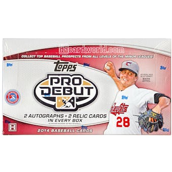 2014 Topps Pro Debut Baseball Hobby Box