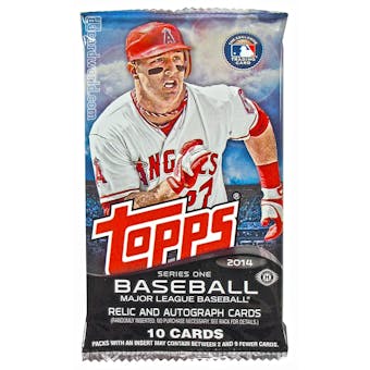 2014 Topps Series 1 Baseball Hobby Pack