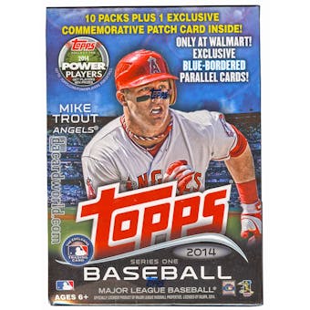 2014 Topps Series 1 Baseball 10-Pack Box (PLUS One Patch Card!)