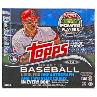 2014 Topps Series 1 Baseball Jumbo Box