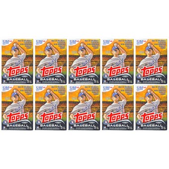2014 Topps Series 2 Baseball 10-Pack Box (Lot of 10)
