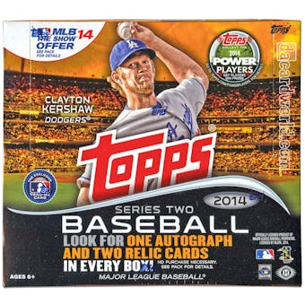 2014 Topps Series 2 Baseball Jumbo Box