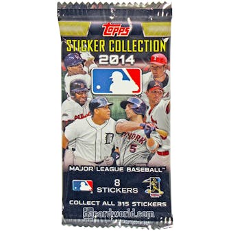 2014 Topps Baseball Hobby Sticker Pack