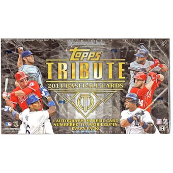 2014 Topps Tribute Baseball Hobby Box