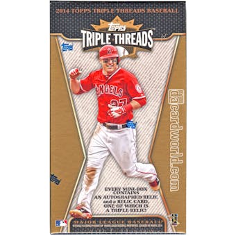 2014 Topps Triple Threads Baseball Hobby Mini-Box