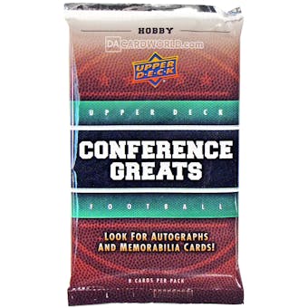 2014 Upper Deck SEC Conference Greats Football Hobby Pack