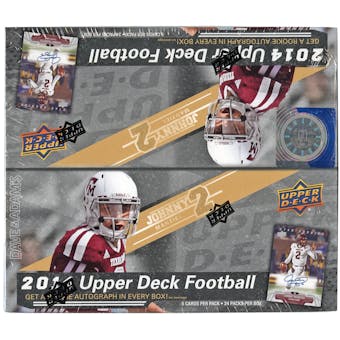 2014 Upper Deck Football Retail 24-Pack Box