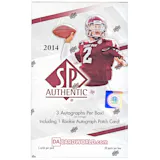 2014 Upper Deck SP Authentic Football Hobby Box