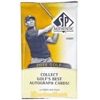 2014 Upper Deck SP Authentic Golf Hobby Pack