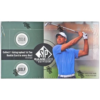 2014 Upper Deck SP Game Used Golf Hobby Box