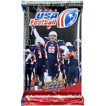 2014 Upper Deck USA Football Hobby Pack