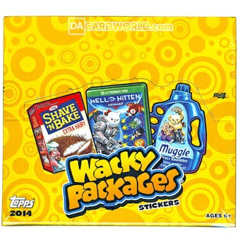 Wacky Packages Series 1 Trading Cards Stickers Box (Topps 2014)