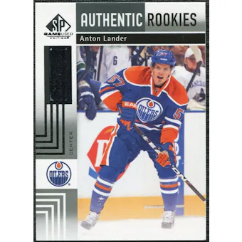 2011/12 Upper Deck SP Game Used #168 Anton Lander RC /699
