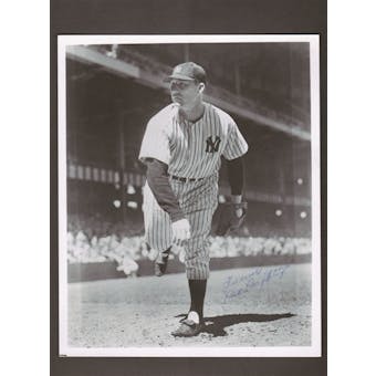 Red Ruffing Autographed New York Yankees 8x10 Baseball Photo
