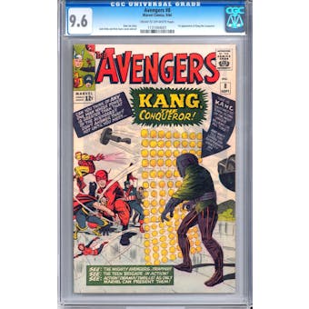 Avengers #8 CGC 9.6 (C-OW) (1964 Marvel Comics) *1131004001*