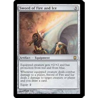 Magic the Gathering Darksteel Single Sword of Fire and Ice - SLIGHT PLAY (SP)