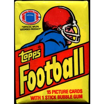 1981 Topps Football Wax Pack (Joe Montana Rookie!)