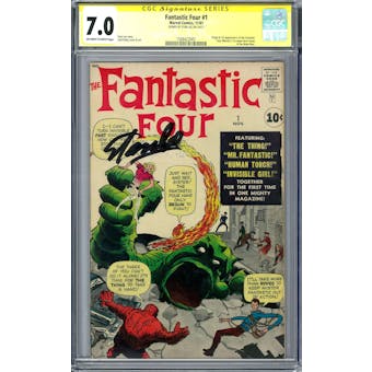 Fantastic Four #1 CGC 7.0 (OW-W) Signature Series *1508422001*