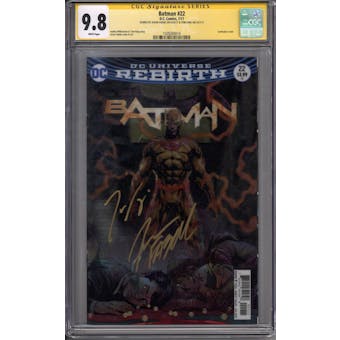 Batman #22 Jason Fabok & Tom King Signature Series CGC 9.8 (W) *1509284014*