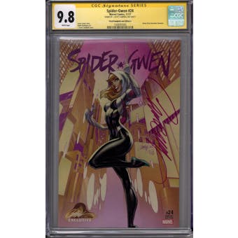 Spider-Gwen #24 J Scott Campbell "A" Variant Signature Series CGC 9.8 (W) *1509297005*