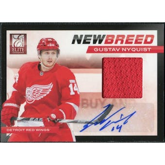 2011/12 Elite New Breed Materials Autographs #11 Gustav Nyquist RC Autograph /50