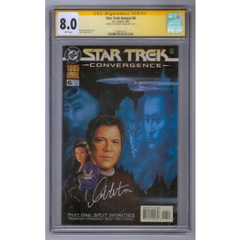 Star Trek Annual #6 CGC 8.0 (W) *1509871014* Signature Series William Shatner