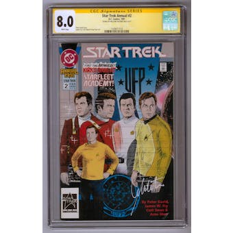 Star Trek Annual #2 CGC 8.0 (W) *1509871018* Signature Series William Shatner